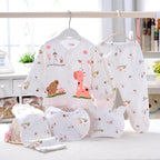 Newborn baby animal print shirt and pants