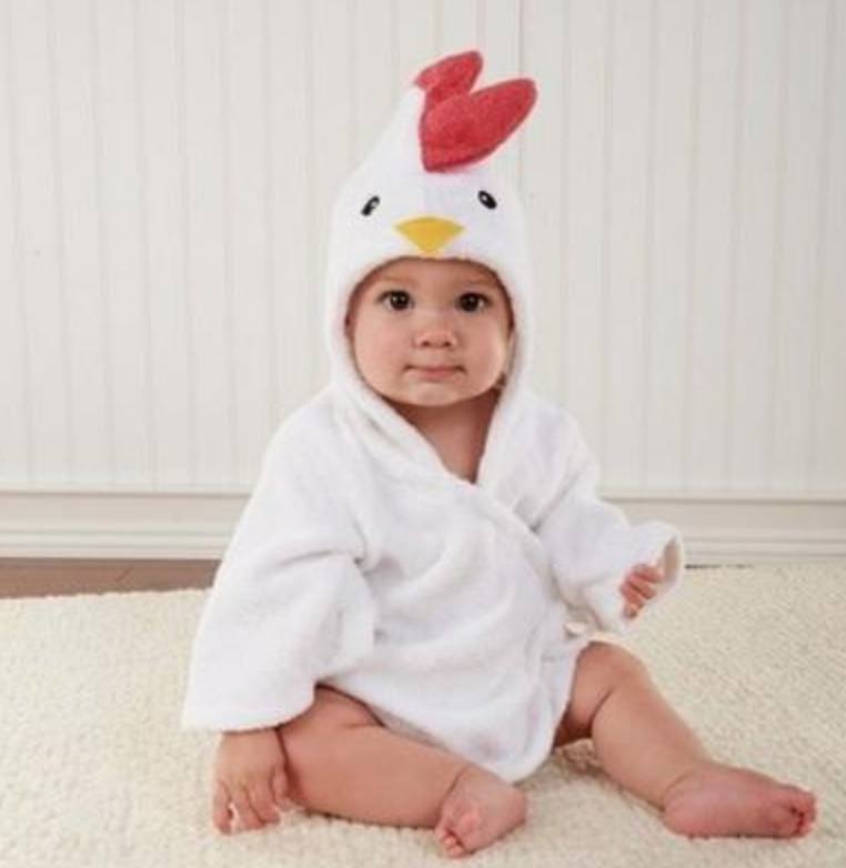 Children's Bathrobes Baby Hooded