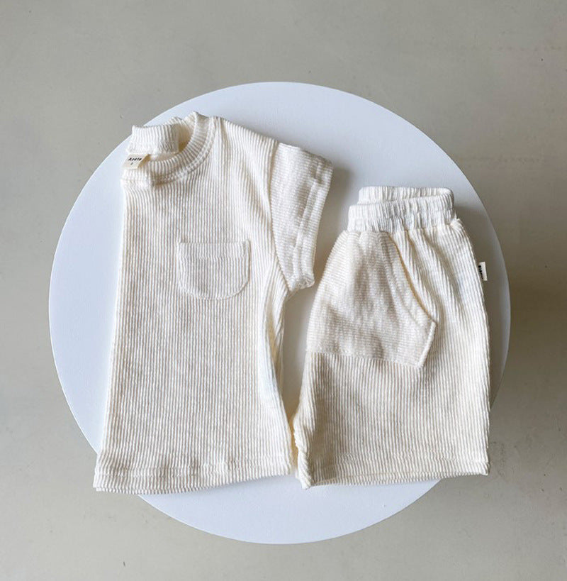 Fart Baby Romper-Loose Short-Sleeved Casual Children's Pants