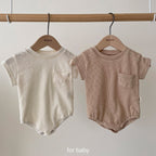 Fart Baby Romper-Loose Short-Sleeved Casual Children's Pants