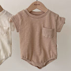 Fart Baby Romper-Loose Short-Sleeved Casual Children's Pants