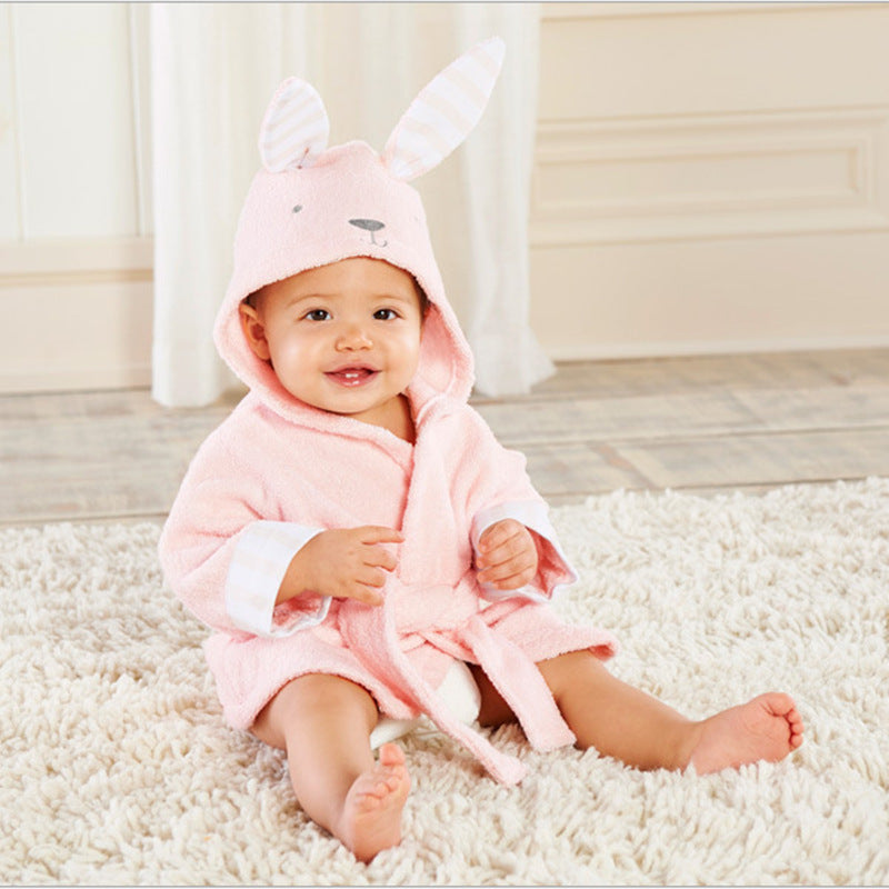 Children's Bathrobes Baby Hooded