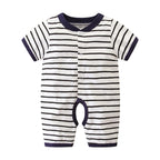 Baby halter thin cotton short sleeve jumpsuit