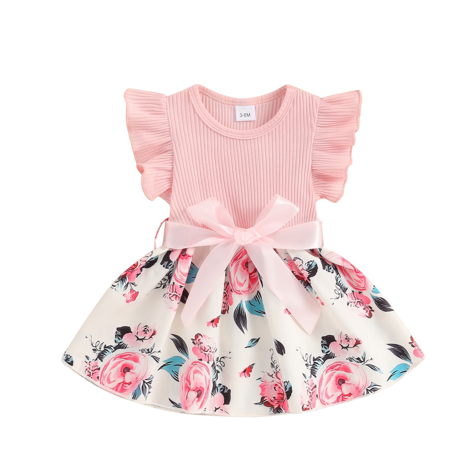 Girls Dress Summer Sleeveless Digital Printing