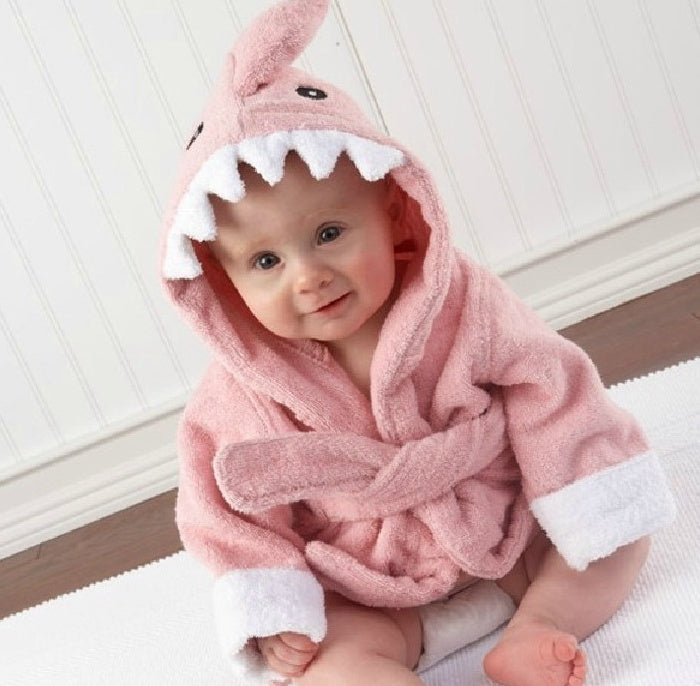 Children's Bathrobes Baby Hooded
