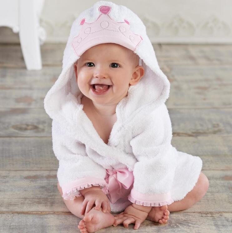 Children's Bathrobes Baby Hooded