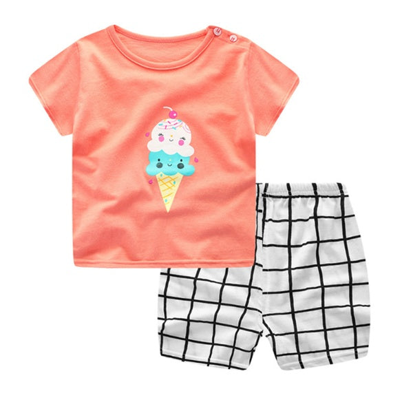 Cartoon Clothing Baby Boy Summer Clothes