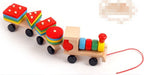 Wooden Train Three-section
