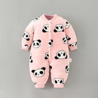 Baby flannel jumpsuit
