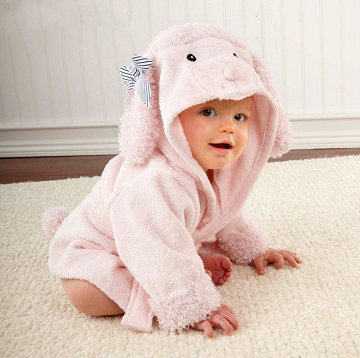 Children's Bathrobes Baby Hooded