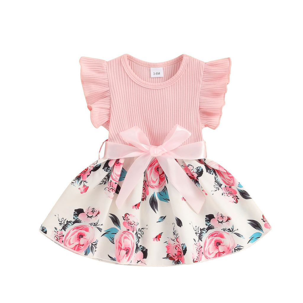 Girls Dress Summer Sleeveless Digital Printing